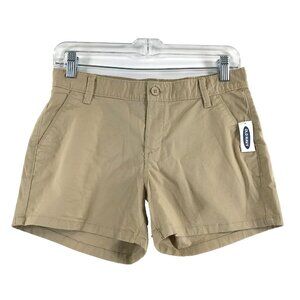 Old Navy Chino Shorts NWT Girls Size 16 Brown Khaki Cotton NEW